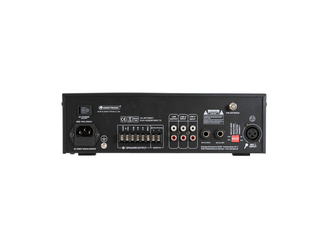 OMNITRONIC CPE-120P Amplificatore di missaggio PA