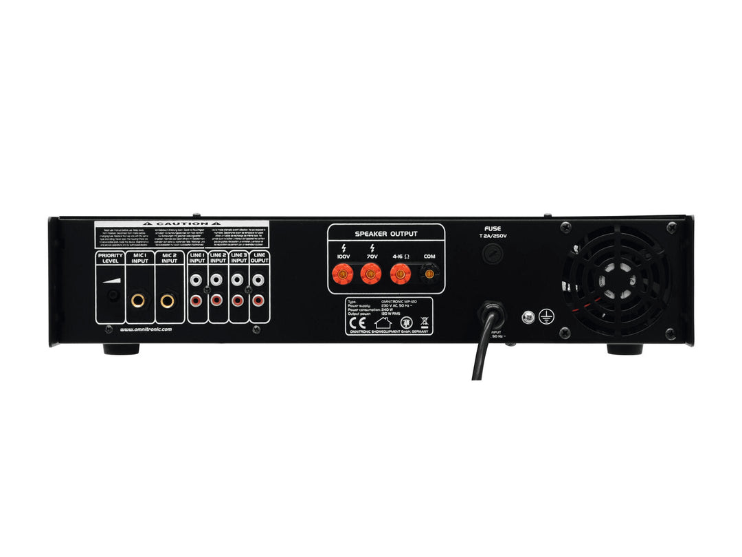OMNITRONIC MP-120 Amplificatore mixer PA