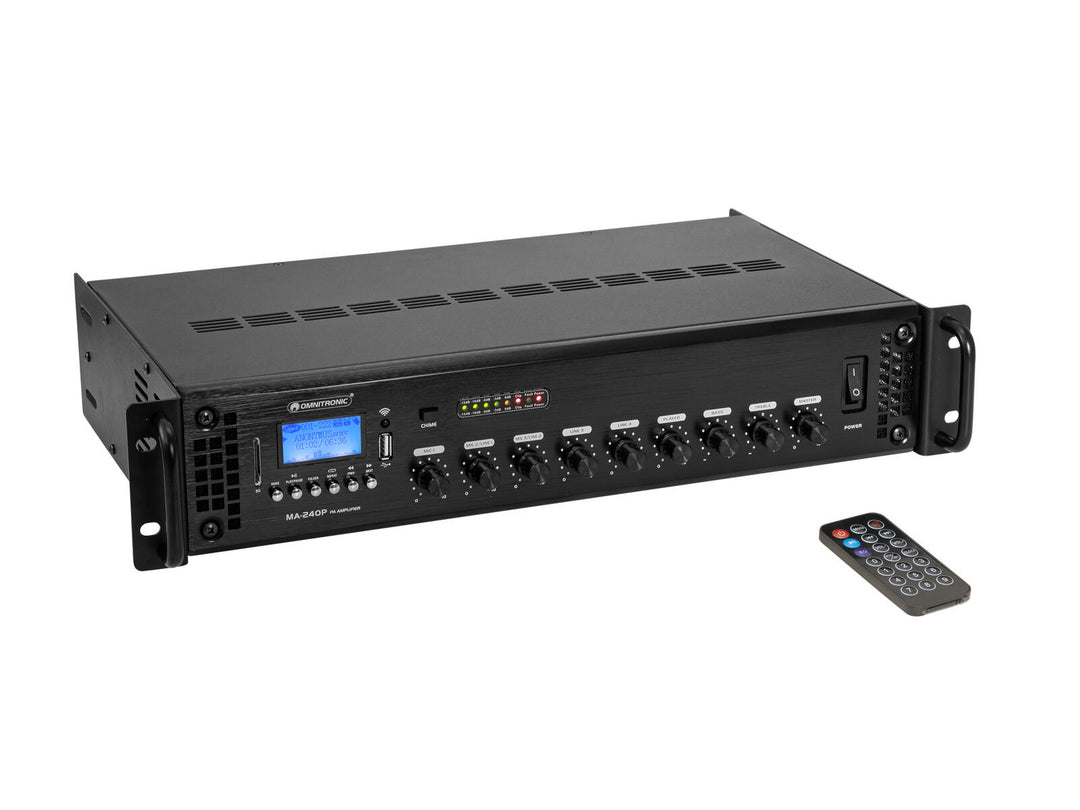 OMNITRONIC MA-240P amplificatore di missaggio PA
