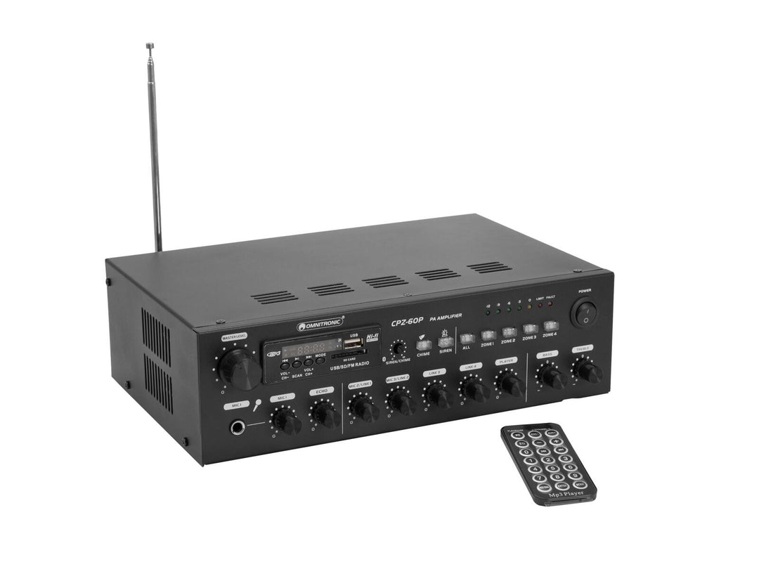 OMNITRONIC CPZ-60P amplificatore di missaggio PA