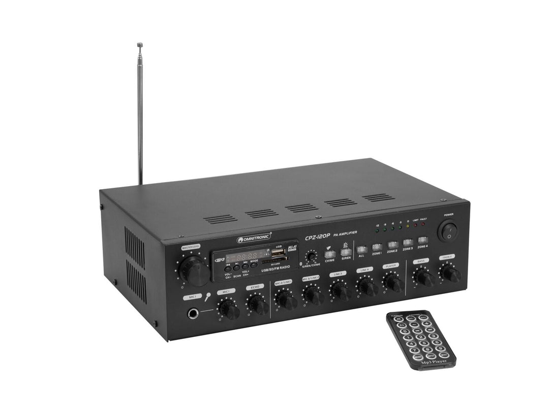 Amplificatore mixer PA OMNITRONIC CPZ-120P