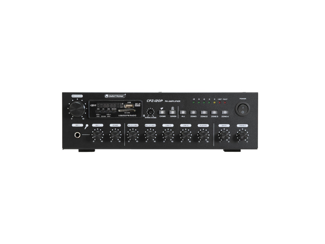 Amplificatore mixer PA OMNITRONIC CPZ-120P