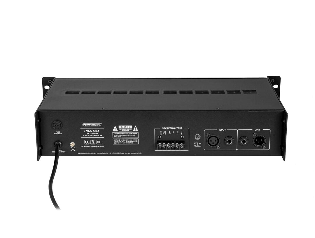OMNITRONIC PAA-120 Amplificatore PA