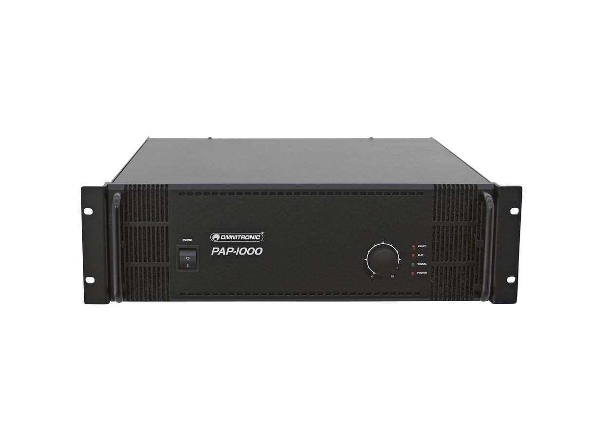 OMNITRONIC PAP-1000 PA Amplifier