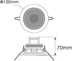 OMNITRONIC CS-2.5W Altoparlante da soffitto bianco