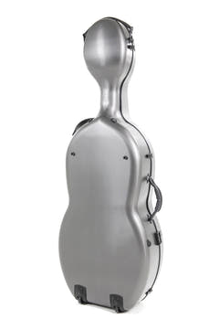 GEWA Polycarbonate 4.6 custodia per violoncello 4/4, grigia, Rolly