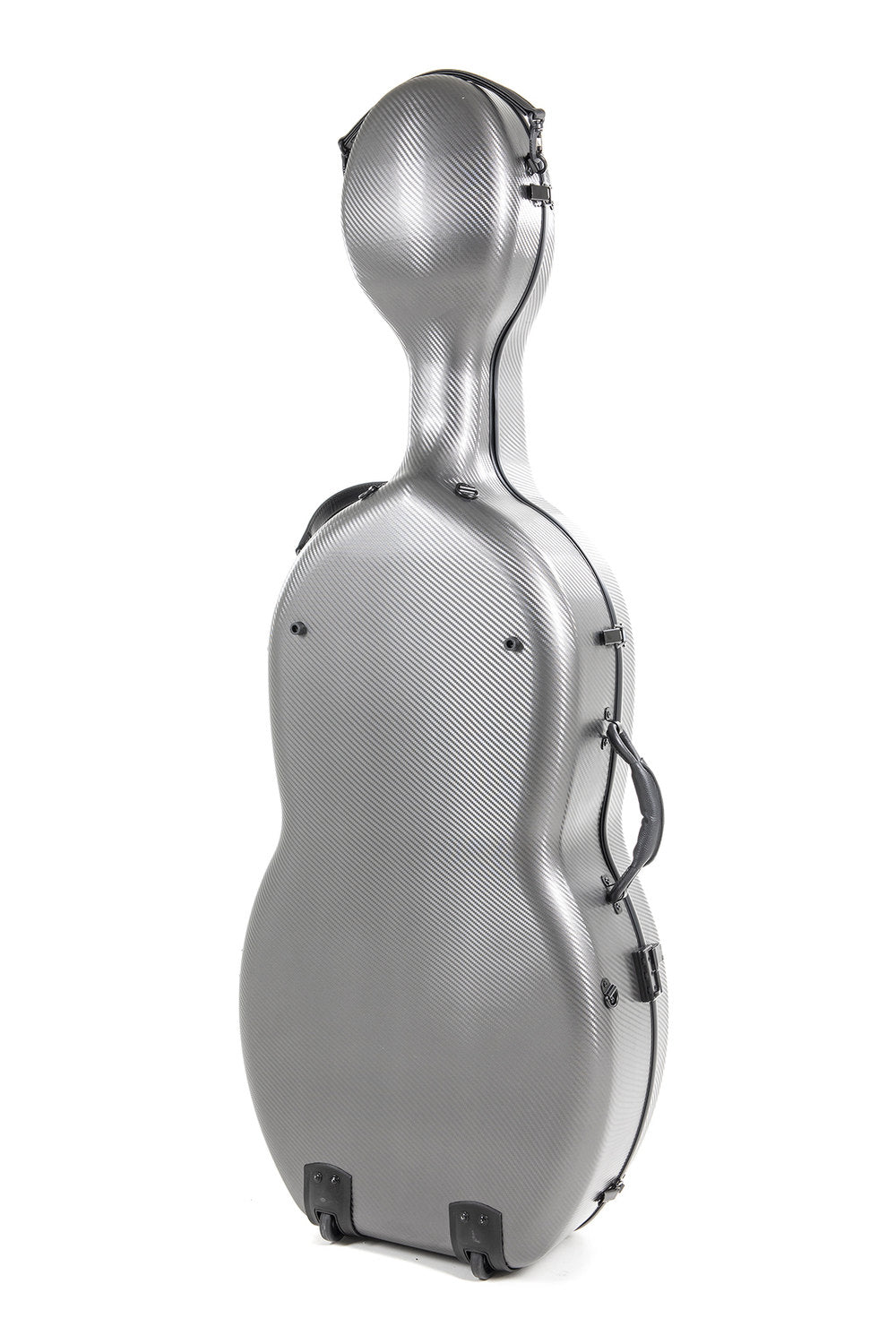 GEWA Polycarbonate 4.6 custodia per violoncello 4/4, grigia, Rolly