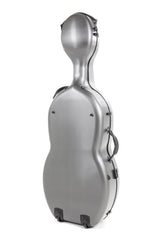GEWA Polycarbonate 4.6 custodia per violoncello 4/4, grigia, Rolly