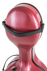 GEWA Polycarbonate 4.6 custodia per violoncello 4/4, rossa, Rolly