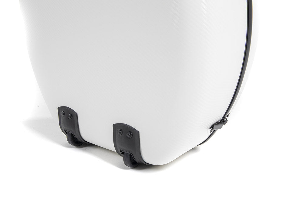 GEWA Polycarbonate 4.6 custodia per violoncello 4/4, bianca, Rolly