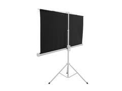 EUROLITE Schermo di proiezione 4:3, 2x1.5m con stand