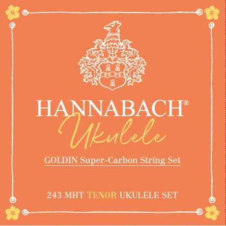Set di corde Hannabach 243MHT Goldin per ukulele tenore
