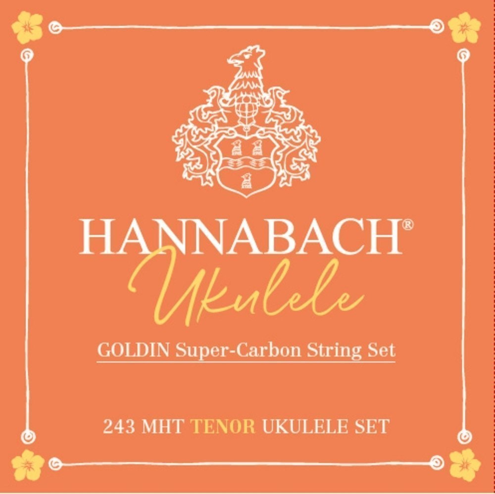 Set di corde Hannabach 243MHT Goldin per ukulele tenore