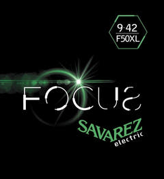 Savarez F50XL Focus corde per chitarra elettrica, extra light .009 a .042