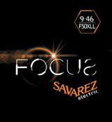 Corde per chitarra elettrica Savarez F50XLL Focus, mixed .009–.046