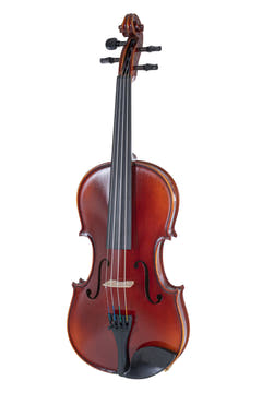 GEWA Violini Ideale - 4/4 mancino (Pronto per suonare, incl. custodia per violino, archetto in carbonio, corde Larsen Aurora, protetto per il trasporto)