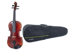 GEWA Violini Ideale - 4/4 per mancini (Pronto per suonare incl. case sagomata, senza arco, con corde Larsen Aurora)