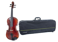 GEWA Violin Ideale - 4/4 lefthand (Pronto per suonare, incl. custodia per violino, senza archetto, con corde Larsen Aurora)