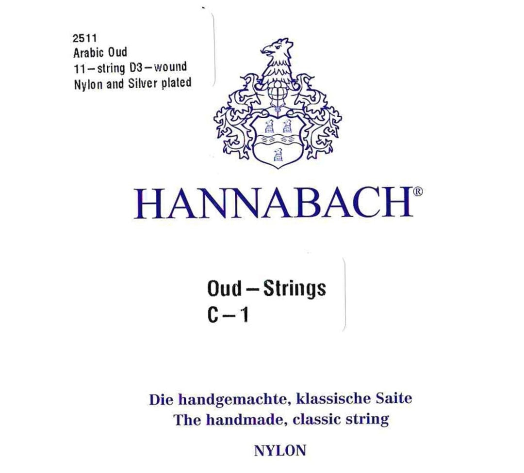 Hannabach Corde per oud Aoud arabo in nylon - 11 corde (2511)