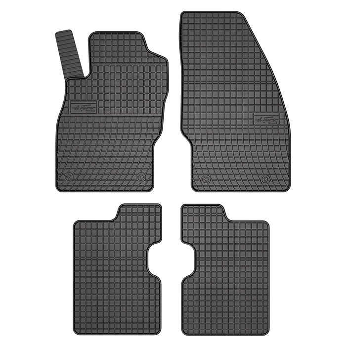 Tappetini in gomma Opel Corsa E HB, 1ª + 2ª fila 2014-2019
