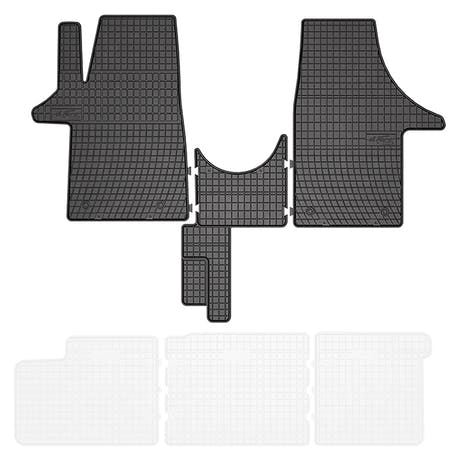 Tappetini in gomma VW Transporter T5 03-15, T6 15-19 1ª fila