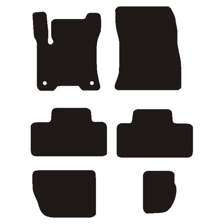 Tappetini in velluto Mercedes EQB (X243) 2021-