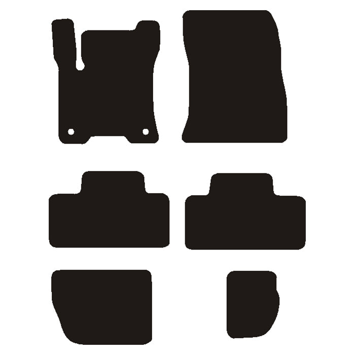 Tappetini in velluto Mercedes EQB (X243) 2021-