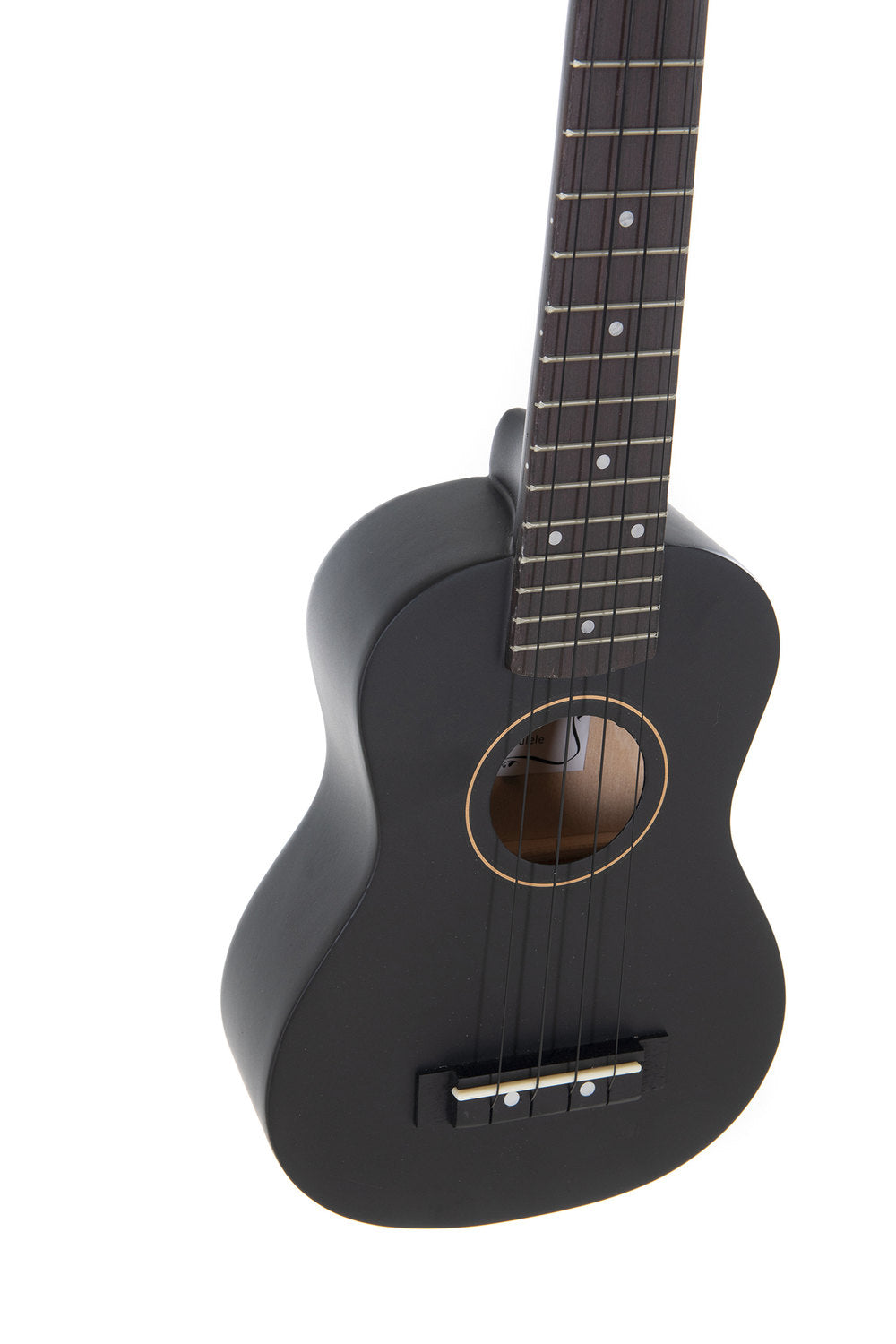 Miguel Almeria Player Pack, ukulele soprano nero opaco con custodia bag