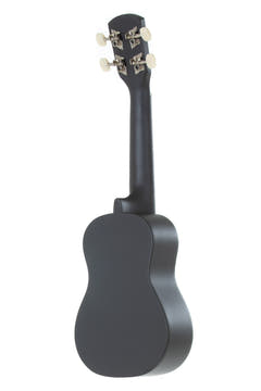 Miguel Almeria Player Pack, ukulele soprano nero opaco con custodia bag