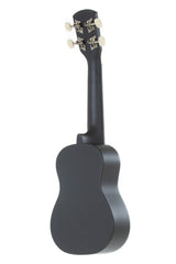 Miguel Almeria Player Pack, ukulele soprano nero opaco con custodia bag