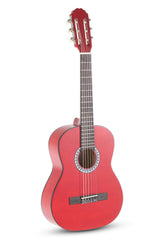 Chitarra classica VGS Basic 1/2, rosso trasparente
