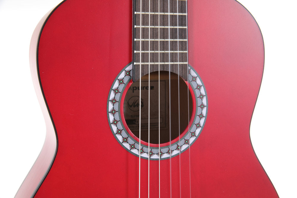 Chitarra classica VGS Basic 1/2, rosso trasparente