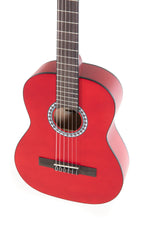 Chitarra classica VGS Basic 1/2, rosso trasparente