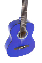 VGS Basic chitarra classica 1/2, blu trasparente