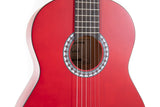 VGS Basic chitarre classica 3/4, rosso trasparente