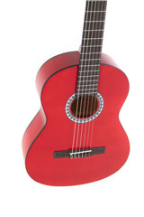VGS Basic chitarre classica 3/4, rosso trasparente