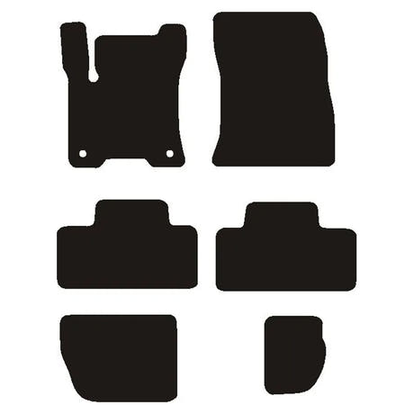 Tappetini auto Mercedes EQB (X243) 2021- Velluto