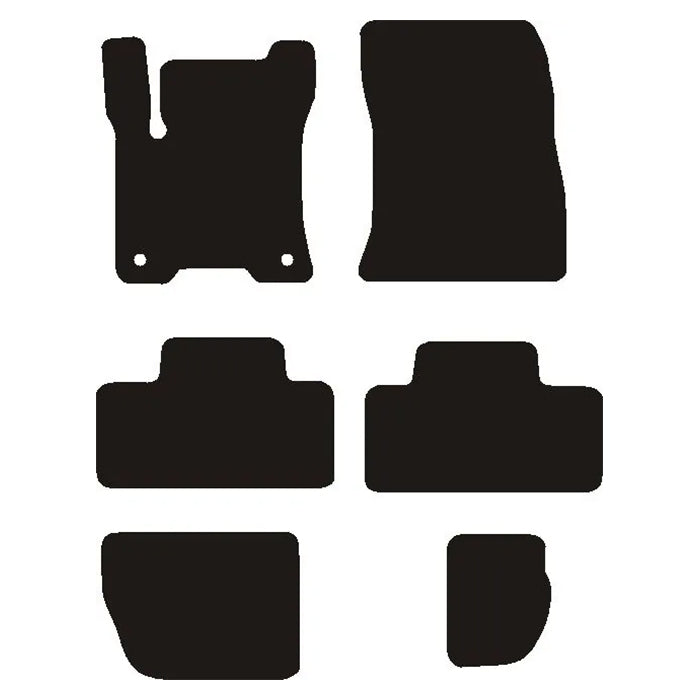 Tappetini auto Mercedes EQB (X243) 2021- Velluto