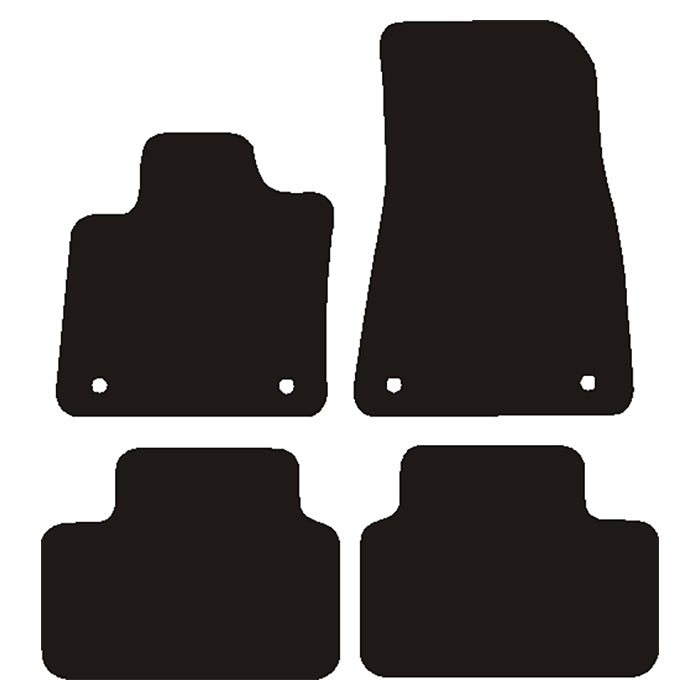Tappetini per auto Volvo XC40 Recharge, EX40 2021- velluto