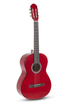 VGS Basic chitarre classiche 4/4, rosso trasparente