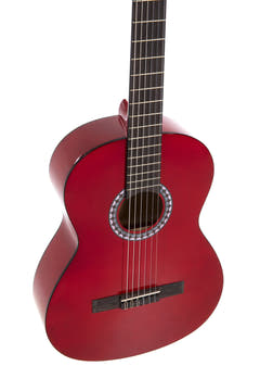 VGS Basic chitarre classiche 4/4, rosso trasparente