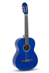 VGS Basic chitarra classica 4/4, blu trasparente