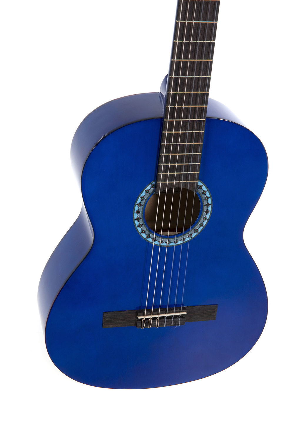 VGS Basic chitarra classica 4/4, blu trasparente