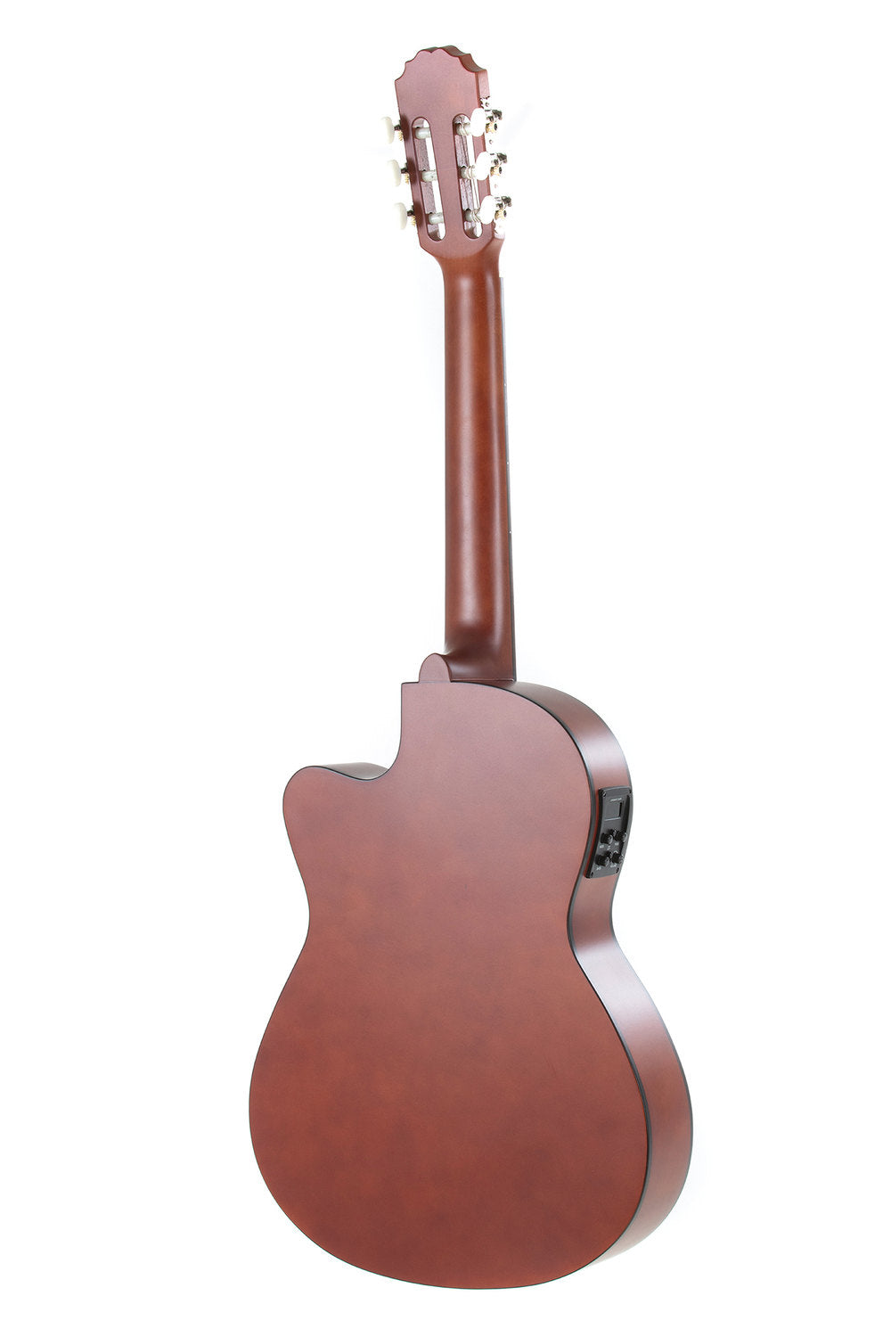Chitarra classica elettroacustica VGS Basic, color noce, Slim Body
