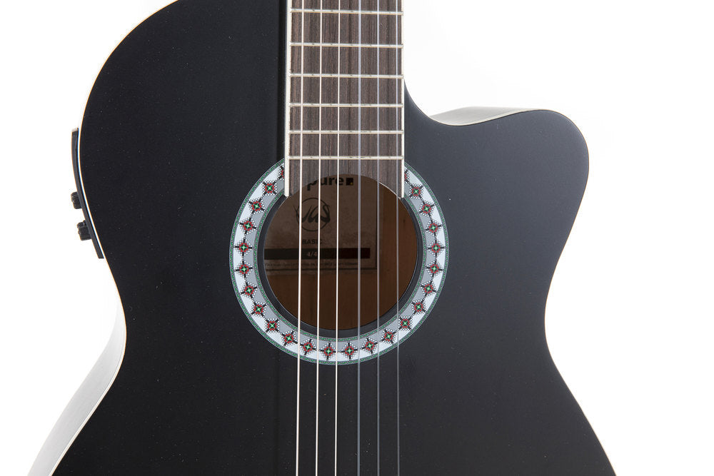 VGS Basic chitarre classiche elettroacustiche, nere