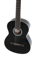 VGS BasicPlus chitarra classica 4/4, nera