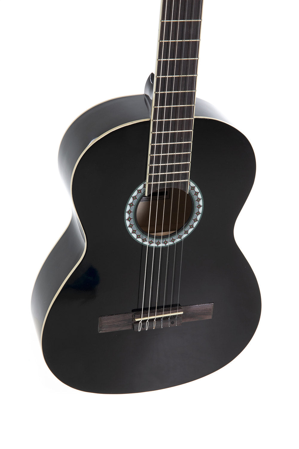 VGS BasicPlus chitarra classica 4/4, nera
