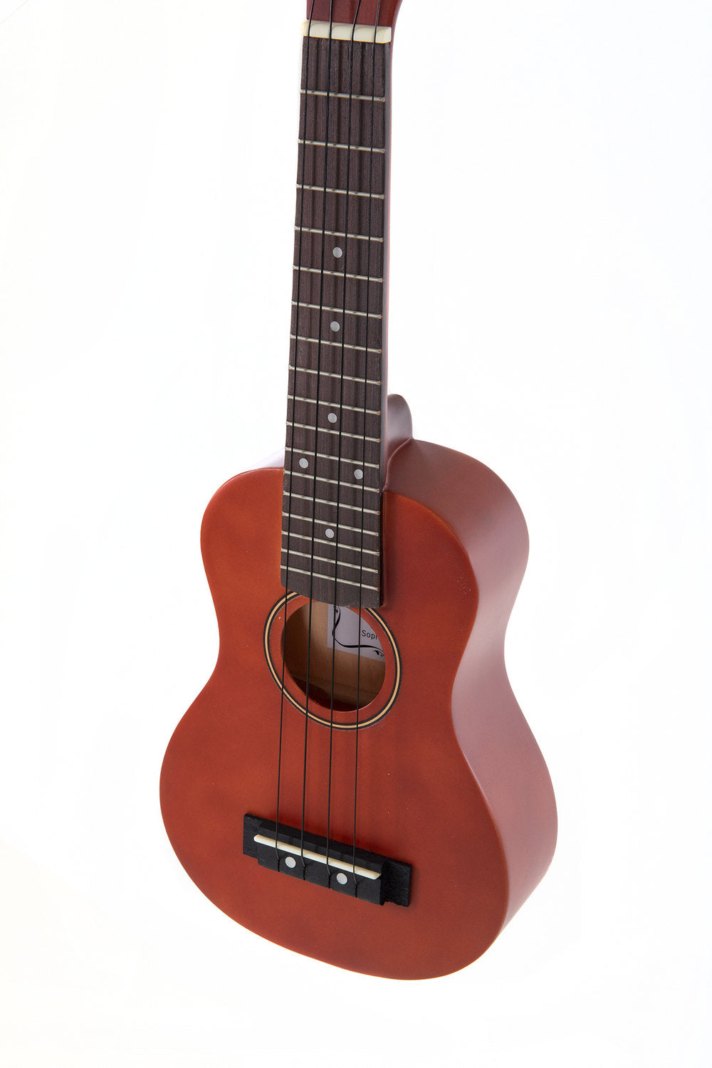 Miguel Almeria ukulele soprano, rosso bruno