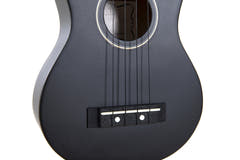 Miguel Almeria ukulele soprano, nero opaco
