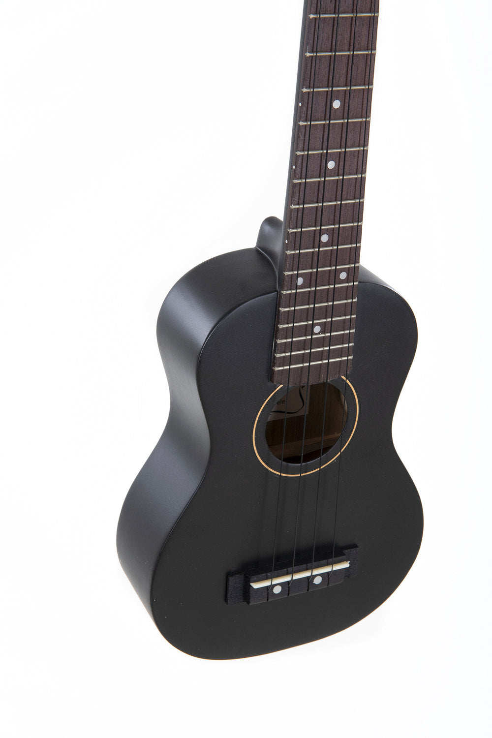 Miguel Almeria ukulele soprano, nero opaco